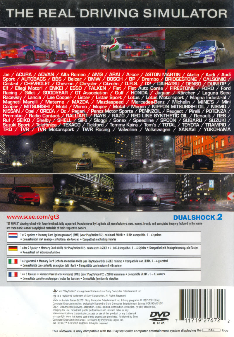 PlayStation 2 dedicated memory card (8 mb) Premium Series Gran Turismo 4  Prologue, Game