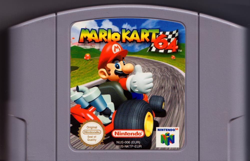 n64 with mario kart
