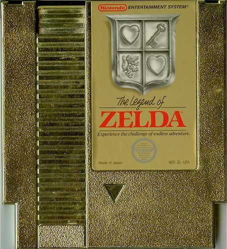 legend of zelda game cartridge